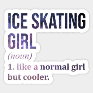 Ice Skate Sticker - Ice Skate by OKDave